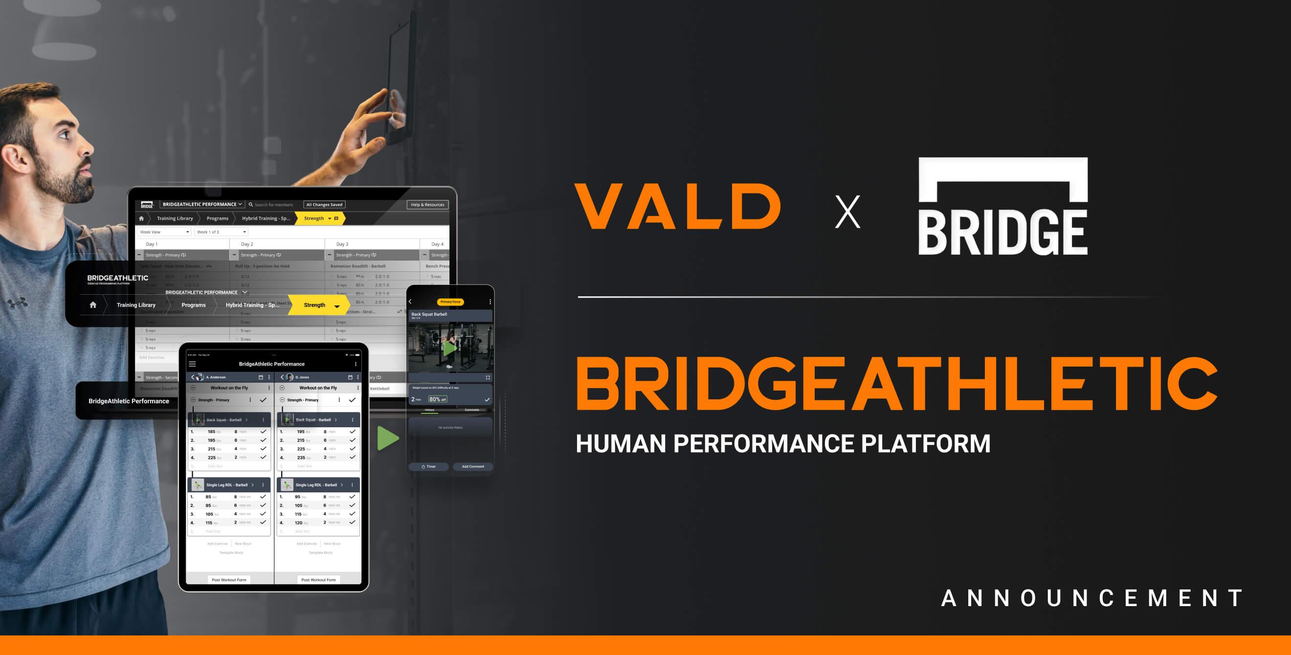 VALD Acquires BridgeAthletic: Creating the world’s most advanced performance technology platform