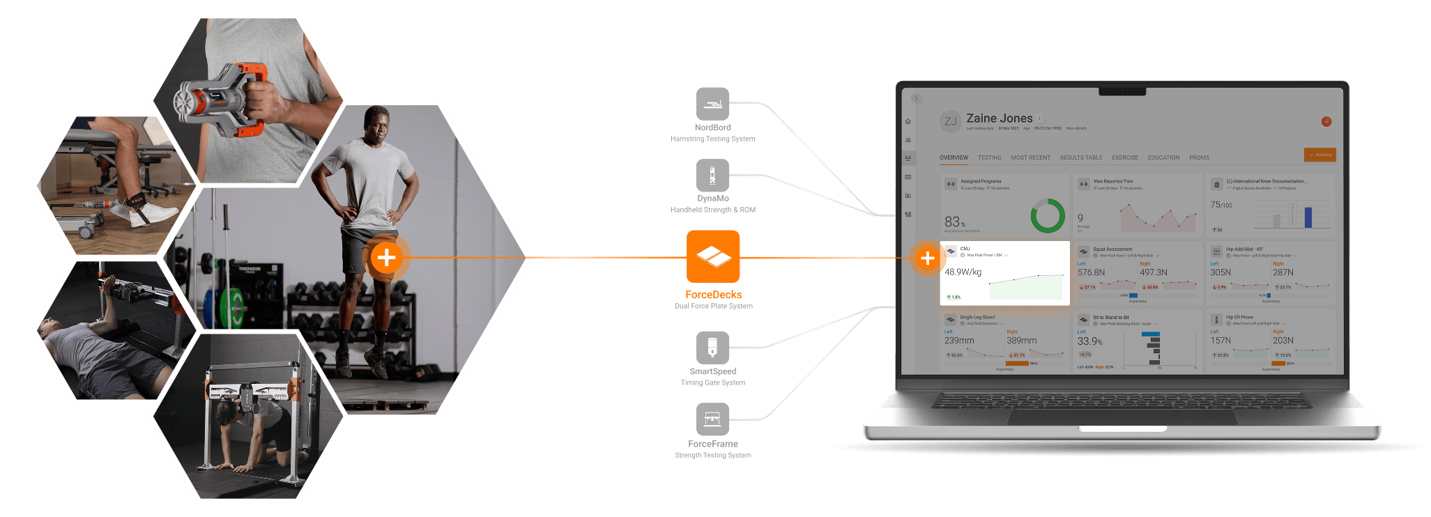 Applications and visualizations of the systems Martin and his team adopted from VALD.