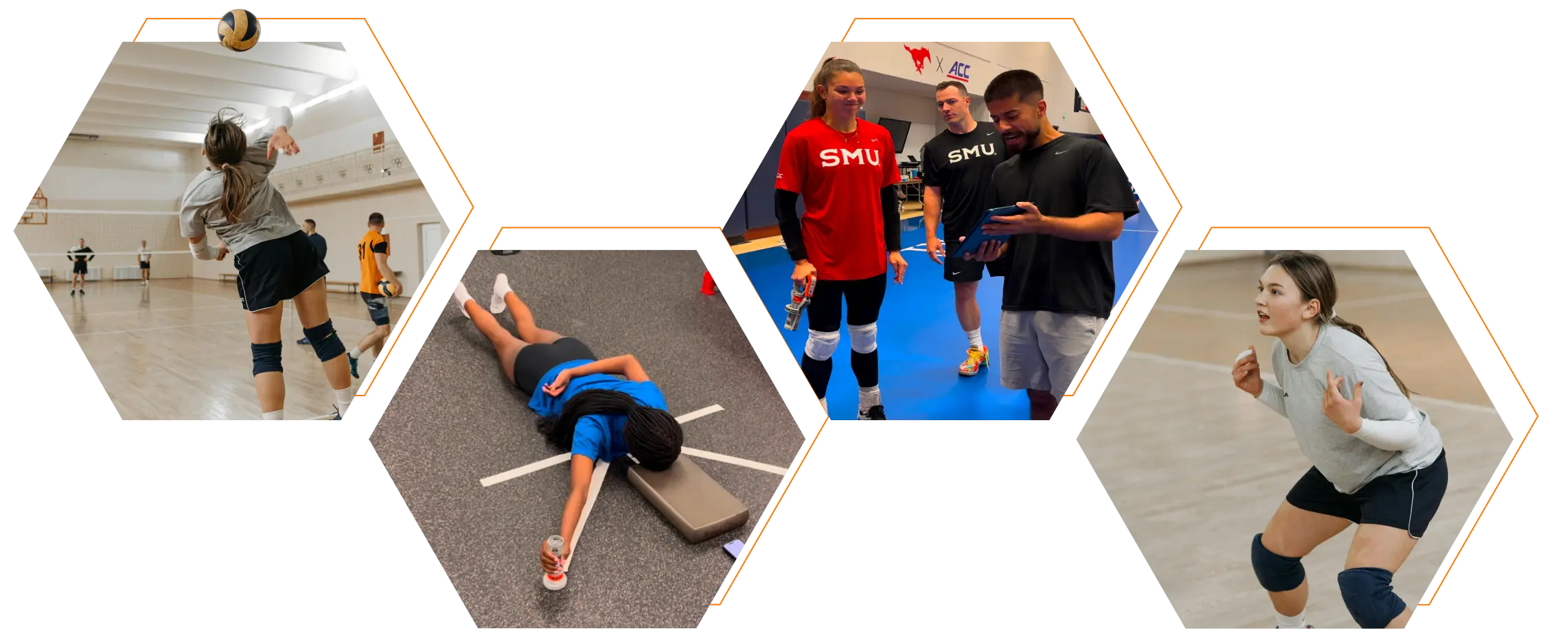 Assessing the physical demands of volleyball and the testing processes used at Southern Methodist University (SMU) to support athlete health and performance.